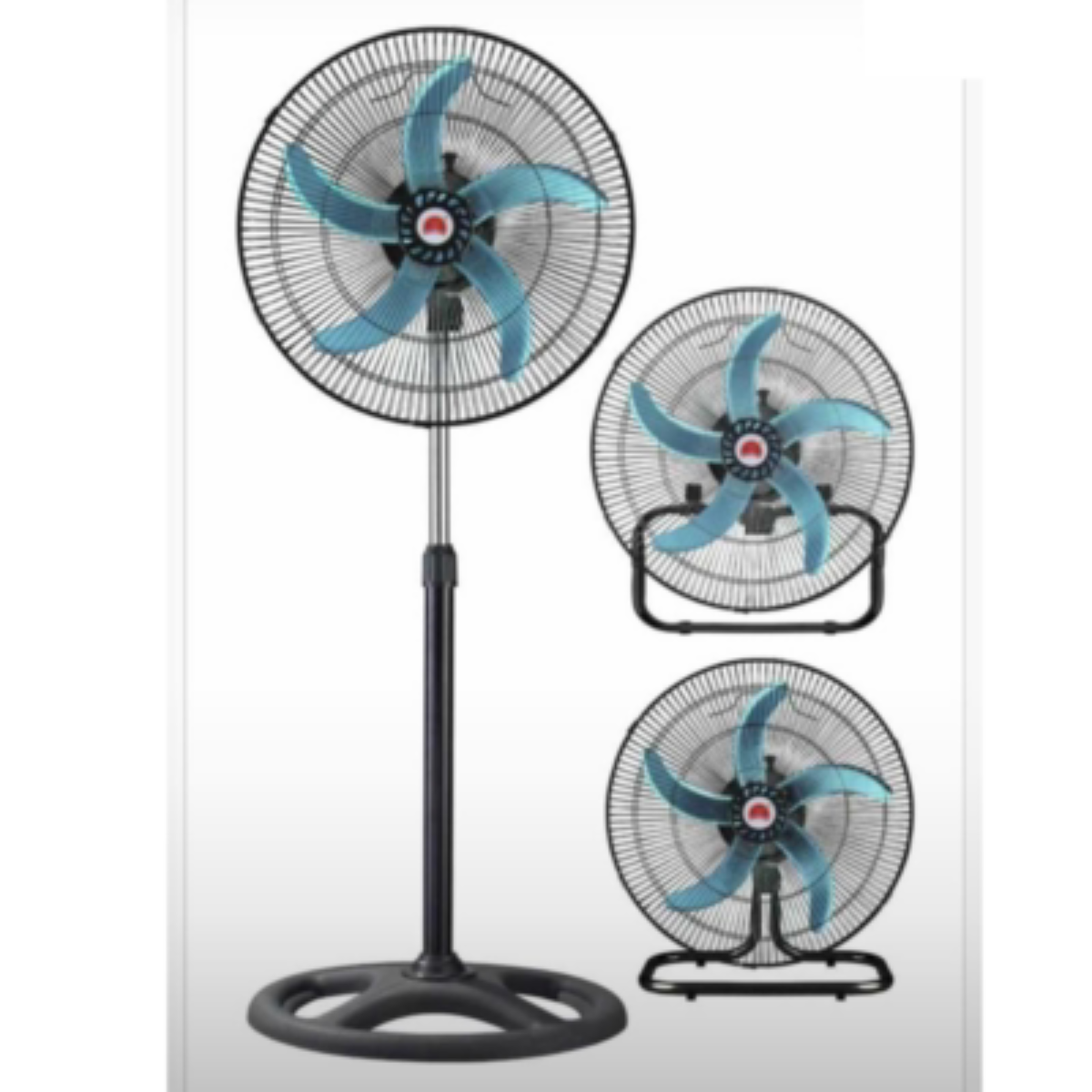 2 Unidades Ventilador Metálico 3 en 1